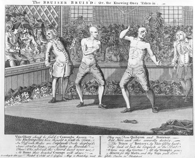 El golpeador golpeado, o los conocedores atrapados, 1750 de English School